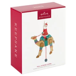 Hallmark Pull-String Camel With Santa Wood Ornament -Hallmark PullString Camel With Santa Keepsake Ornament 2499QGO2977 04