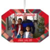 Hallmark Red Plaid Personalized Text And Photo Metal Ornament -Hallmark Red Plaid Personalized Christmas Ornament 1OFM1001B1 01