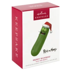 Hallmark Rick And Morty Merry Rickmas! Ornament 11 Hallmark Rick And Morty Merry Rickmas! Ornament -Hallmark Rick and Morty Pickle Keepsake Ornament 1799QXI6087 04