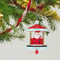 Hallmark Santa-Go-Round Ornament -Hallmark Santa Carousel Keepsake Ornament 2299QGO2647 02