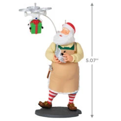 Hallmark Toymaker Santa Ornament -Hallmark Santa With Drone Keepsake Ornament 1999QXR8047 03
