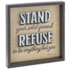 Hallmark Schitt's Creek® Moira Rose Quote Wood Sign, 11.75x11.75 -Hallmark Schitts Creek Stand Your Ground Wood Quote Sign 1PCL1022 01