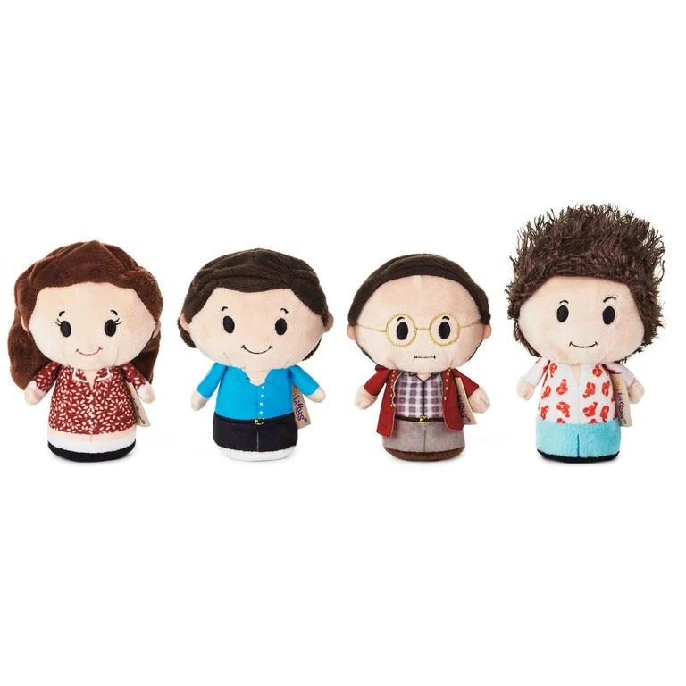 Hallmark Itty Bittys® Seinfeld Collector Set Plush, Set Of 4 3 Hallmark Itty Bittys® Seinfeld Collector Set Plush, Set Of 4