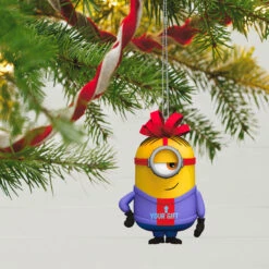 Hallmark Minions The Gift Of Stuart Musical Ornament -Hallmark Stuart in Ugly Christmas Sweater Keepsake Ornament 1899QXI7397 02