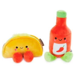 Hallmark Better Together Taco And Hot Sauce Magnetic Plush, 5" 7 Hallmark Better Together Taco And Hot Sauce Magnetic Plush, 5" -Hallmark Taco and Hot Sauce Magnetic Plush 1KID2088 03