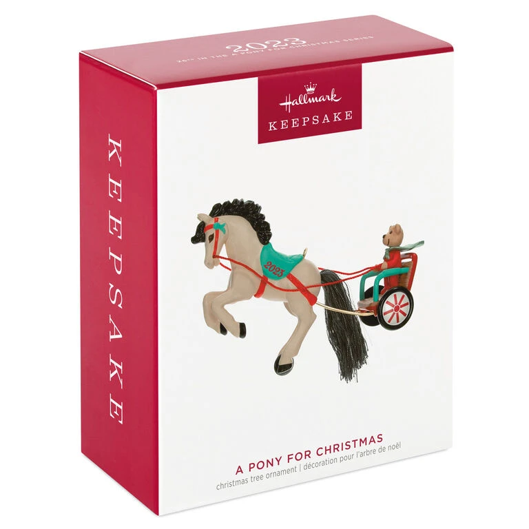 Hallmark A Pony For Christmas 2023 Ornament 6 Hallmark A Pony For Christmas 2023 Ornament - Image 4