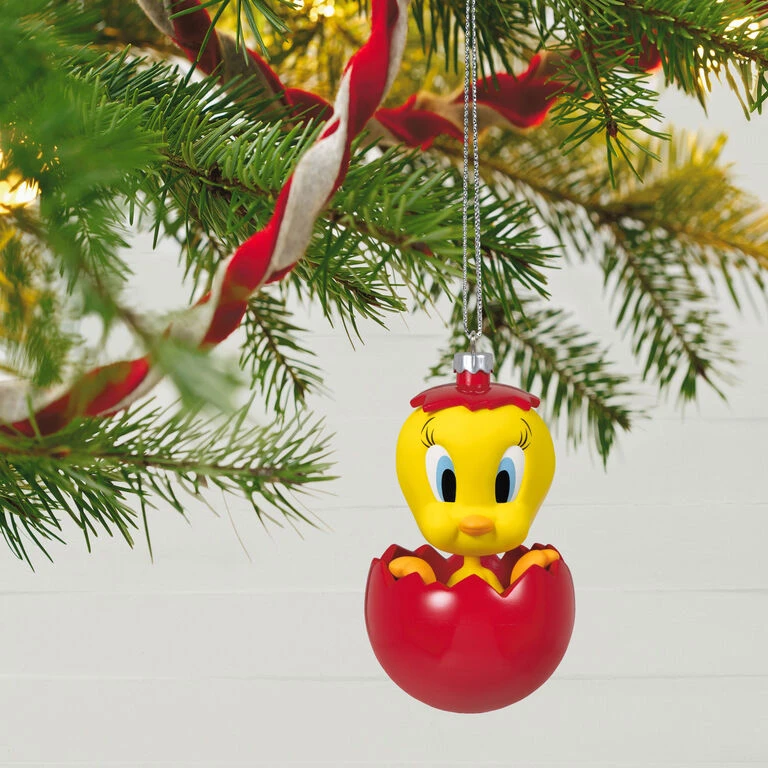 Hallmark Looney Tunes™ Tweety™ Chwistmas Surprise Ornament 4 Hallmark Looney Tunes™ Tweety™ Chwistmas Surprise Ornament - Image 2