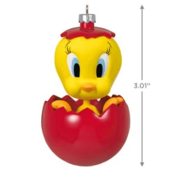 Hallmark Looney Tunes™ Tweety™ Chwistmas Surprise Ornament 10 Hallmark Looney Tunes™ Tweety™ Chwistmas Surprise Ornament -Hallmark Tweety Bird in Red Ball Keepsake Ornament 1899QXI6047 03