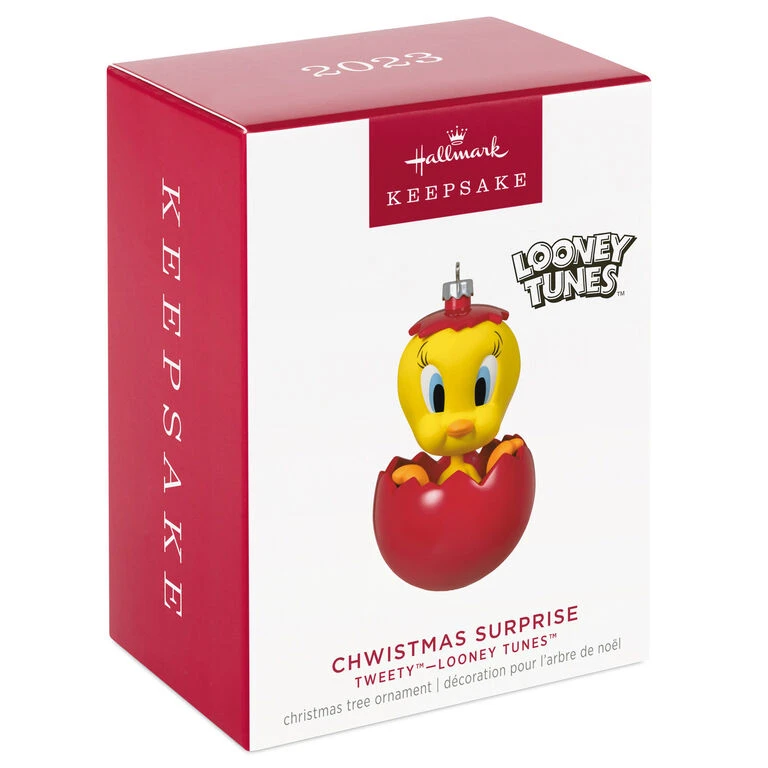 Hallmark Looney Tunes™ Tweety™ Chwistmas Surprise Ornament 6 Hallmark Looney Tunes™ Tweety™ Chwistmas Surprise Ornament - Image 4