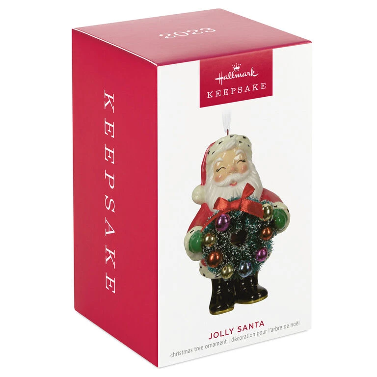 Hallmark Jolly Santa Porcelain Special Edition Ornament 6 Hallmark Jolly Santa Porcelain Special Edition Ornament - Image 4