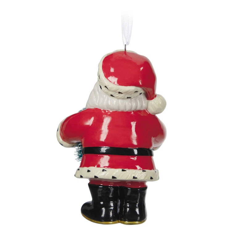 Hallmark Jolly Santa Porcelain Special Edition Ornament 8 Hallmark Jolly Santa Porcelain Special Edition Ornament - Image 6
