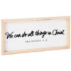 Hallmark We Can Do All Things In Christ Wooden Quote Sign, 15x7 -Hallmark We Can Do All Things in Christ Wooden Quote Sign 1SNN1054 01