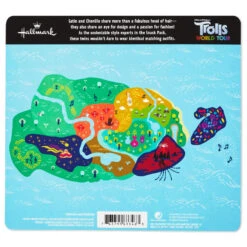 Hallmark Itty Bittys® DreamWorks Animation Trolls World Tour Satin And Chenille Plush, Set Of 2 -Hallmark itty bittys Trolls World Tour Satin Chenille Stuffed Animals Set 1KDD1982 04